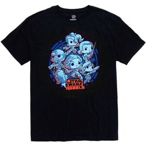 NEW 2017 Funko Pop Star Wars Smuggler's Bounty Rebels T-Shirt Size Medium